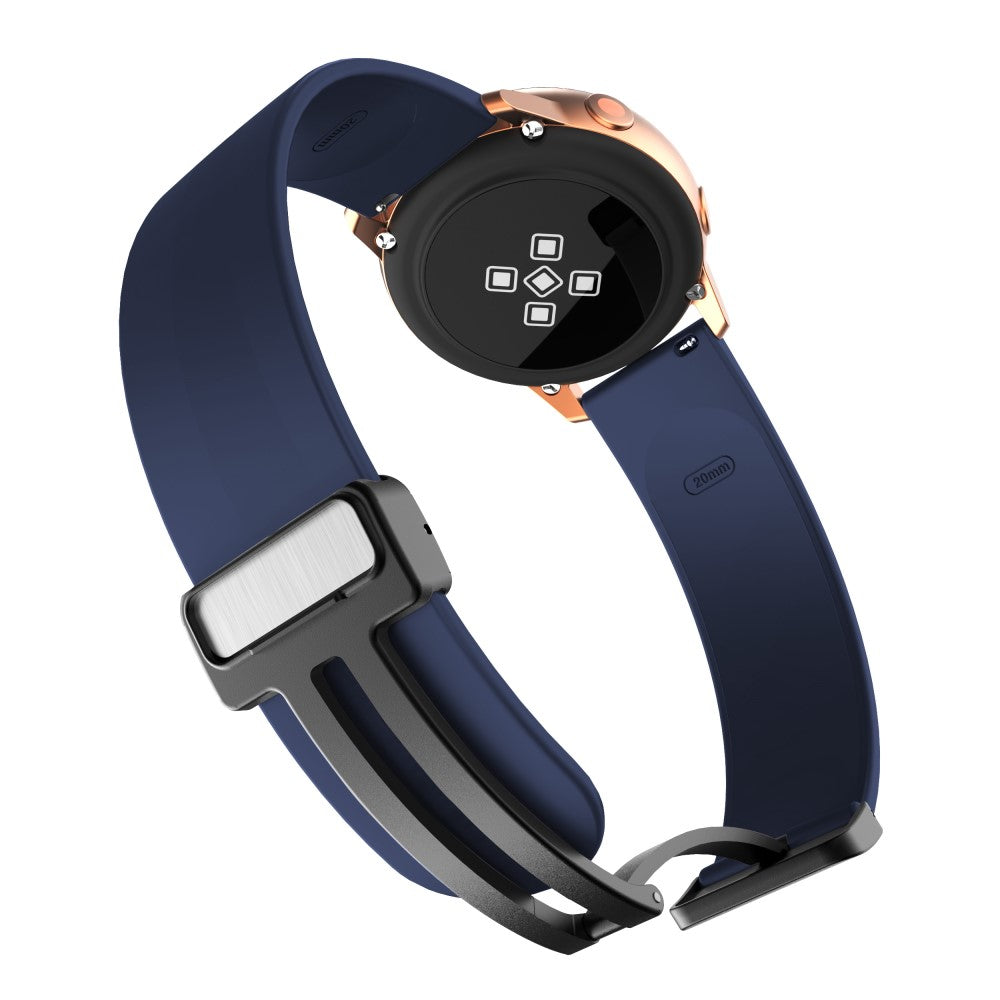 Mega Sejt Silikone Universal Rem passer til Smartwatch - Blå#serie_11