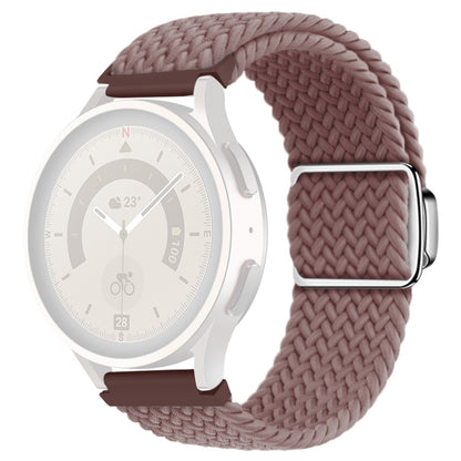 20mm Universal nylon strap with magnetic buckle - Smoke Purple#serie_14