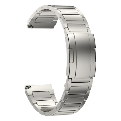 22mm Universal titanium alloy strap with tortoise buckle - Titanium#serie_1
