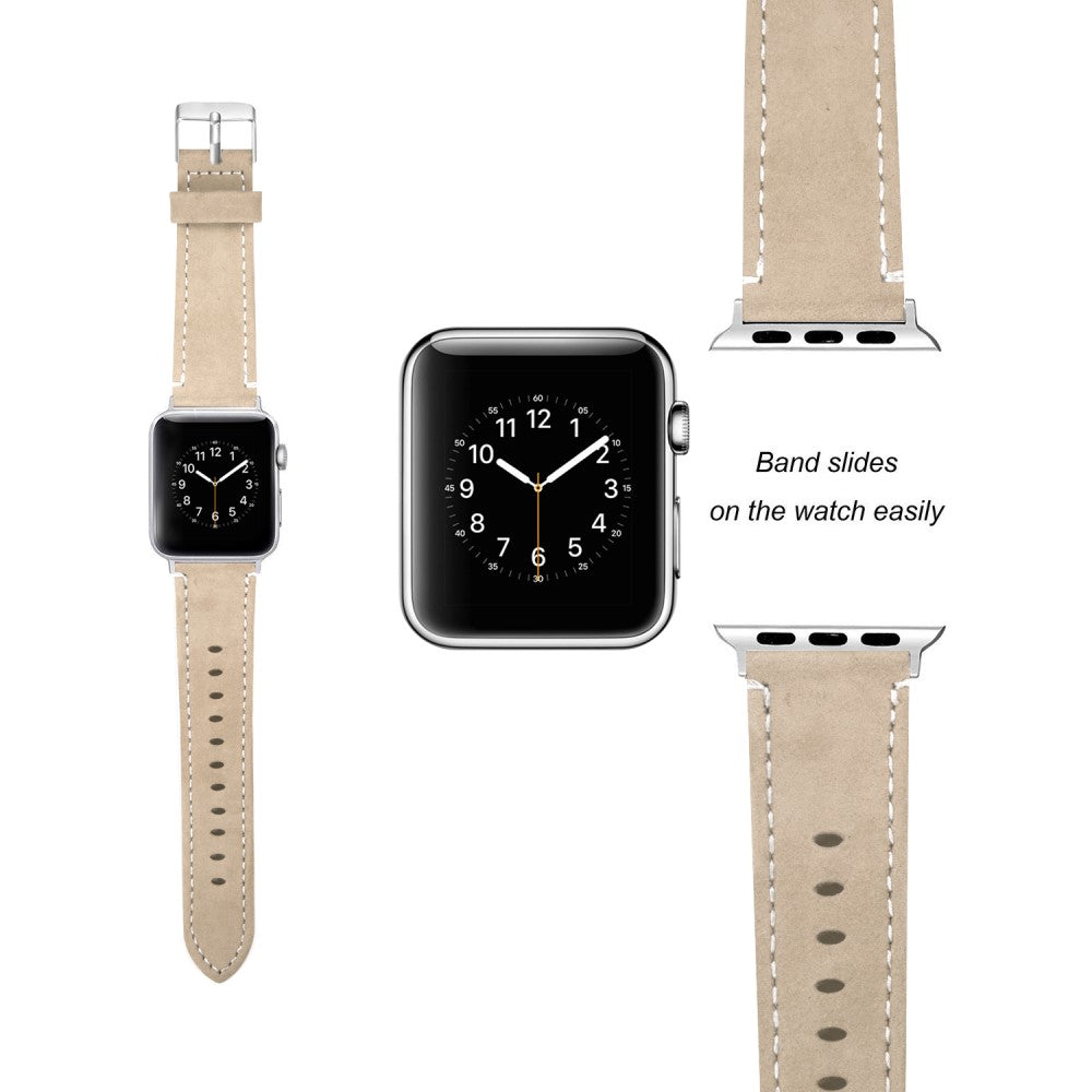 Ægte læder Cover passer til Apple Watch Ultra - Brun#serie_8