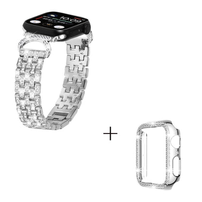 Metal Cover passer til Apple Watch Series 8 (41mm) / Apple Watch Series 7 41mm - Sølv#serie_3