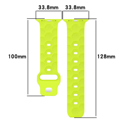 Super Flot Silikone Universal Rem passer til Apple Smartwatch - Orange#serie_11