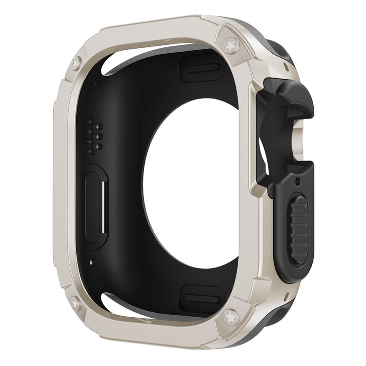 Beskyttende Silikone Universal Bumper passer til Apple Smartwatch - Hvid#serie_7