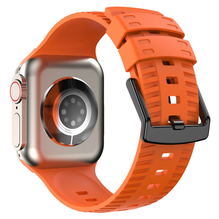 Smuk Silikone Universal Rem passer til Apple Smartwatch - Orange#serie_3