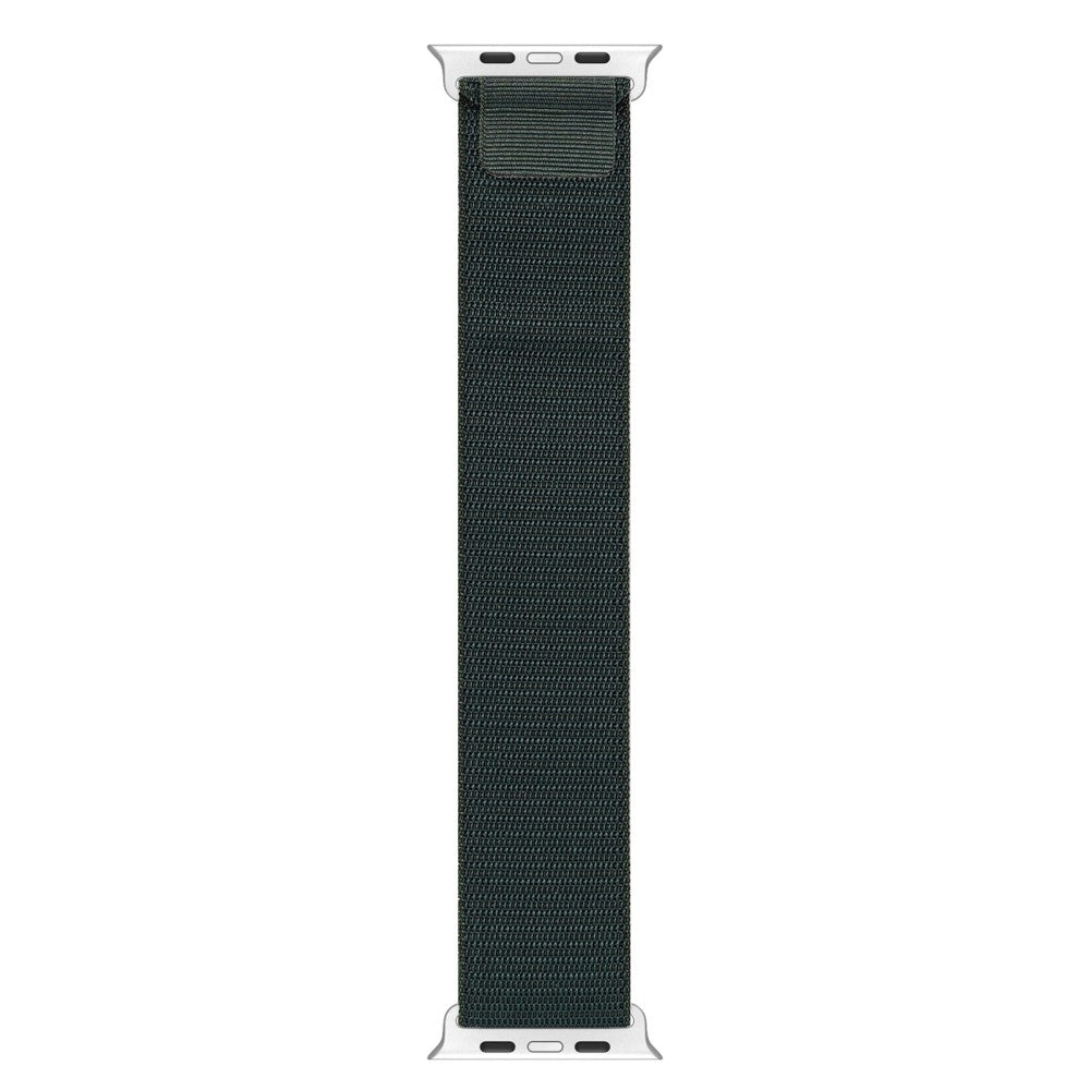 Vildt Fed Metal Og Nylon Universal Rem passer til Apple Smartwatch - Grøn#serie_2