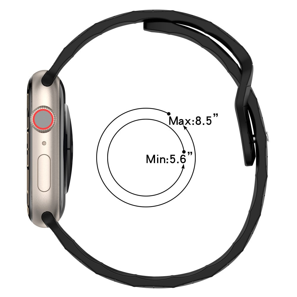 Mega Elegant Silikone Universal Rem passer til Apple Smartwatch - Grøn#serie_3