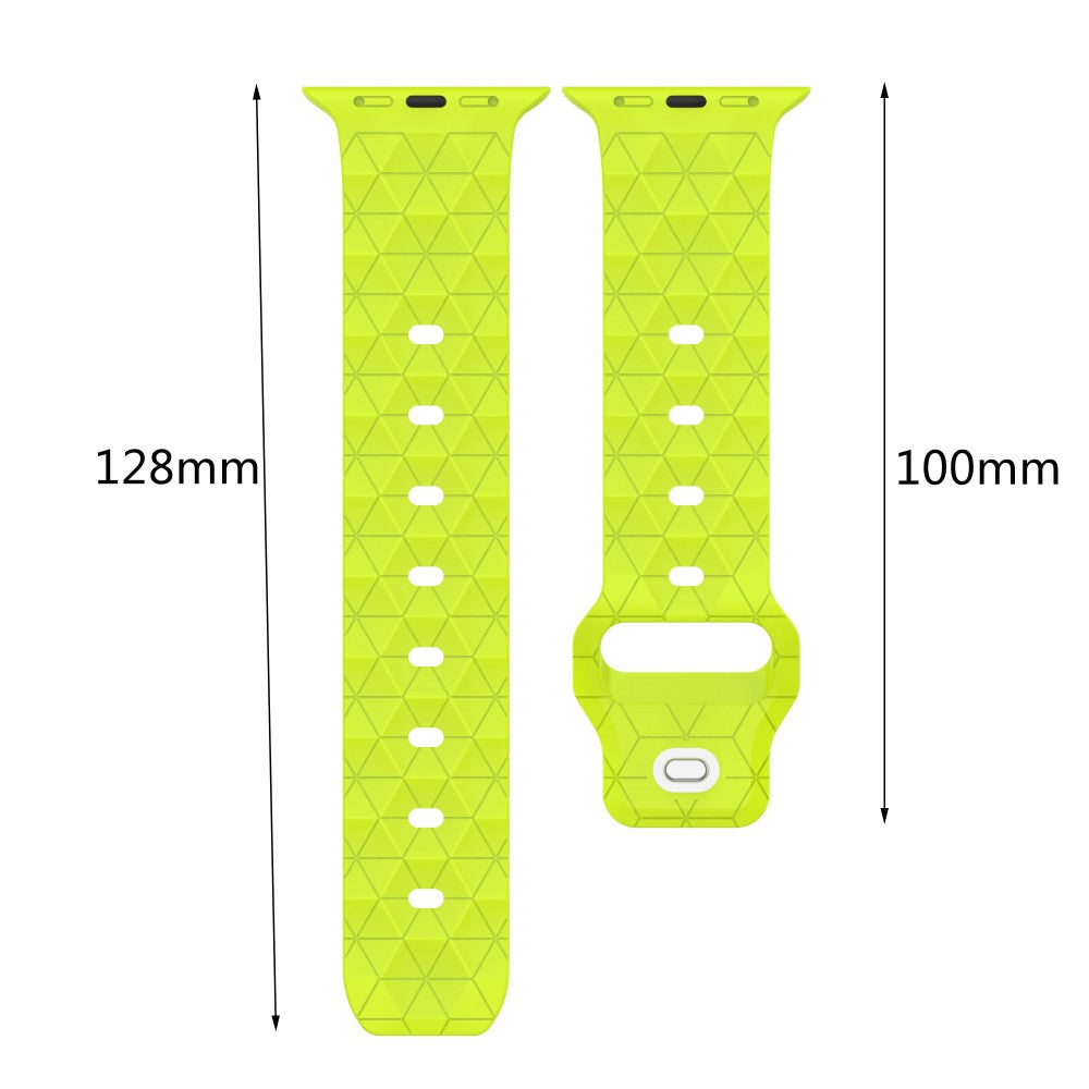 Mega Elegant Silikone Universal Rem passer til Apple Smartwatch - Orange#serie_4