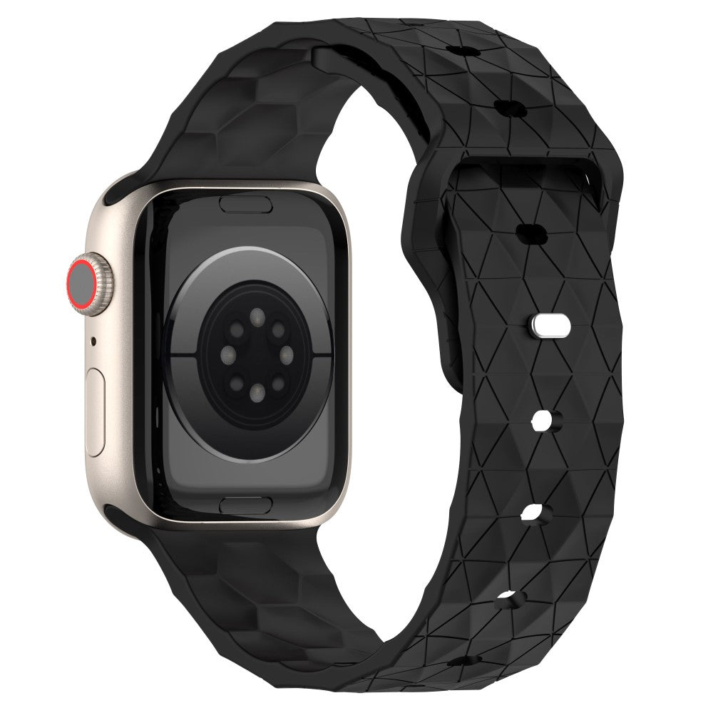 Mega Elegant Silikone Universal Rem passer til Apple Smartwatch - Sort#serie_6