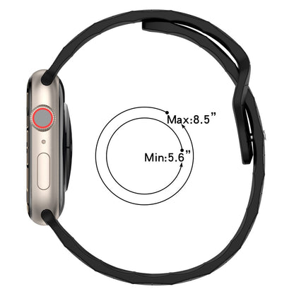 Mega Elegant Silikone Universal Rem passer til Apple Smartwatch - Gul#serie_7