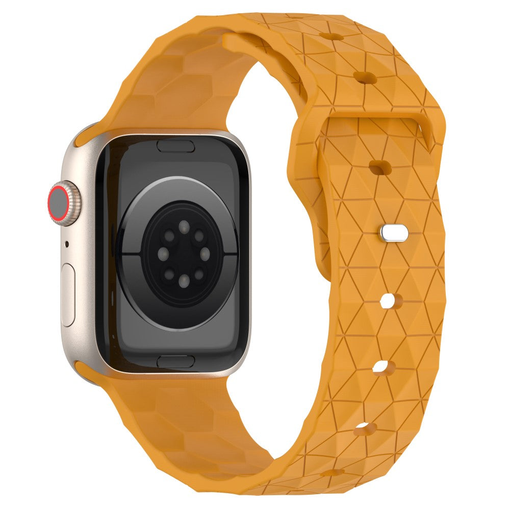 Mega Elegant Silikone Universal Rem passer til Apple Smartwatch - Gul#serie_7