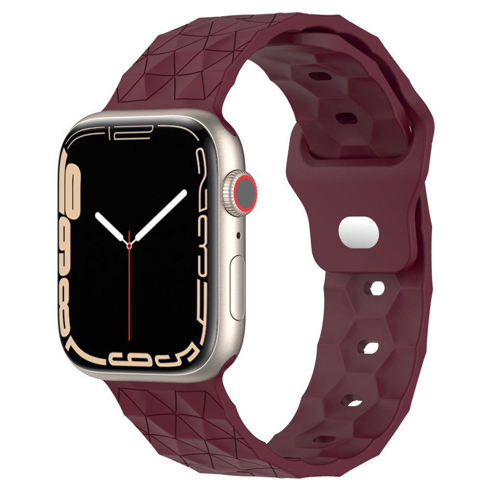 Mega Elegant Silikone Universal Rem passer til Apple Smartwatch - Rød#serie_8
