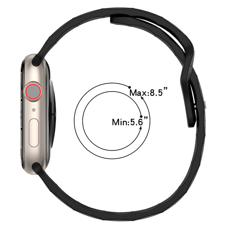 Mega Elegant Silikone Universal Rem passer til Apple Smartwatch - Blå#serie_9
