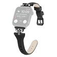 Super Süß Apple Smartwatch Echtes Leder Und Strass Universell Armband