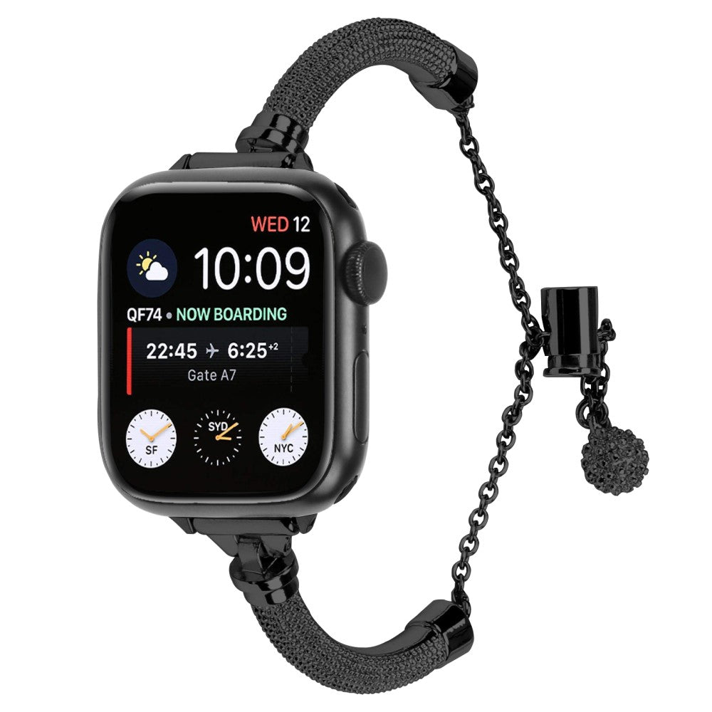 Rigtigt Fantastisk Metal Universal Rem passer til Apple Smartwatch - Sort#serie_1