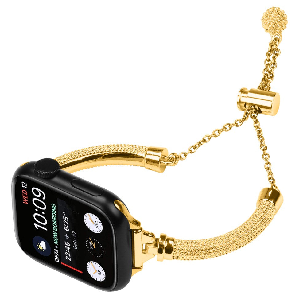 Rigtigt Fantastisk Metal Universal Rem passer til Apple Smartwatch - Guld#serie_2