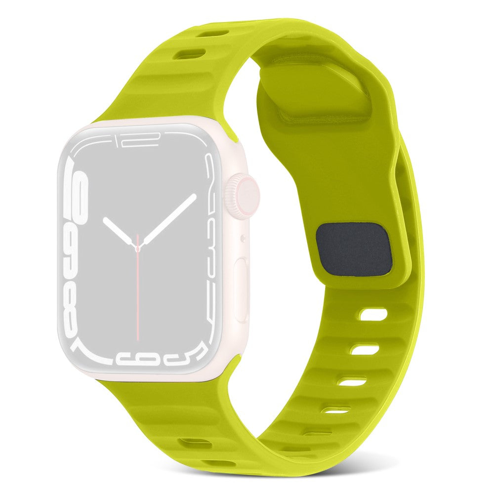 Mega Fantastisk Silikone Universal Rem passer til Apple Smartwatch - Grøn#serie_16
