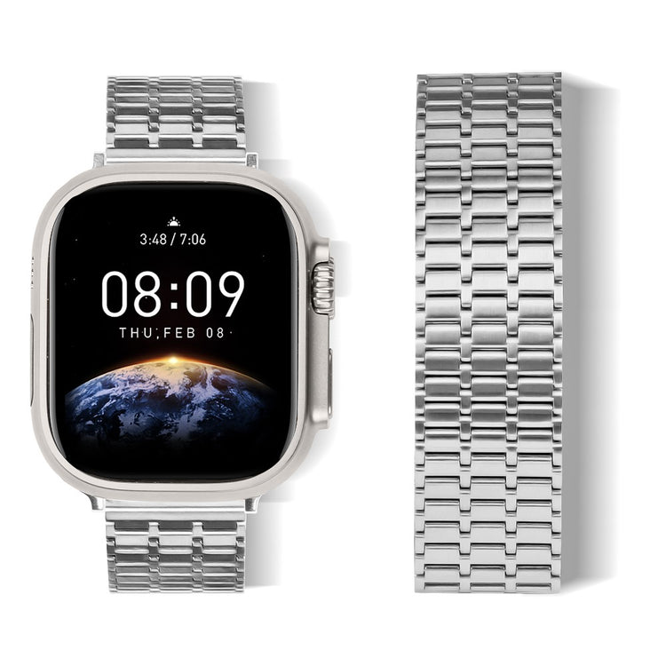 Yndigt Metal Universal Rem passer til Apple Smartwatch - Sølv#serie_294