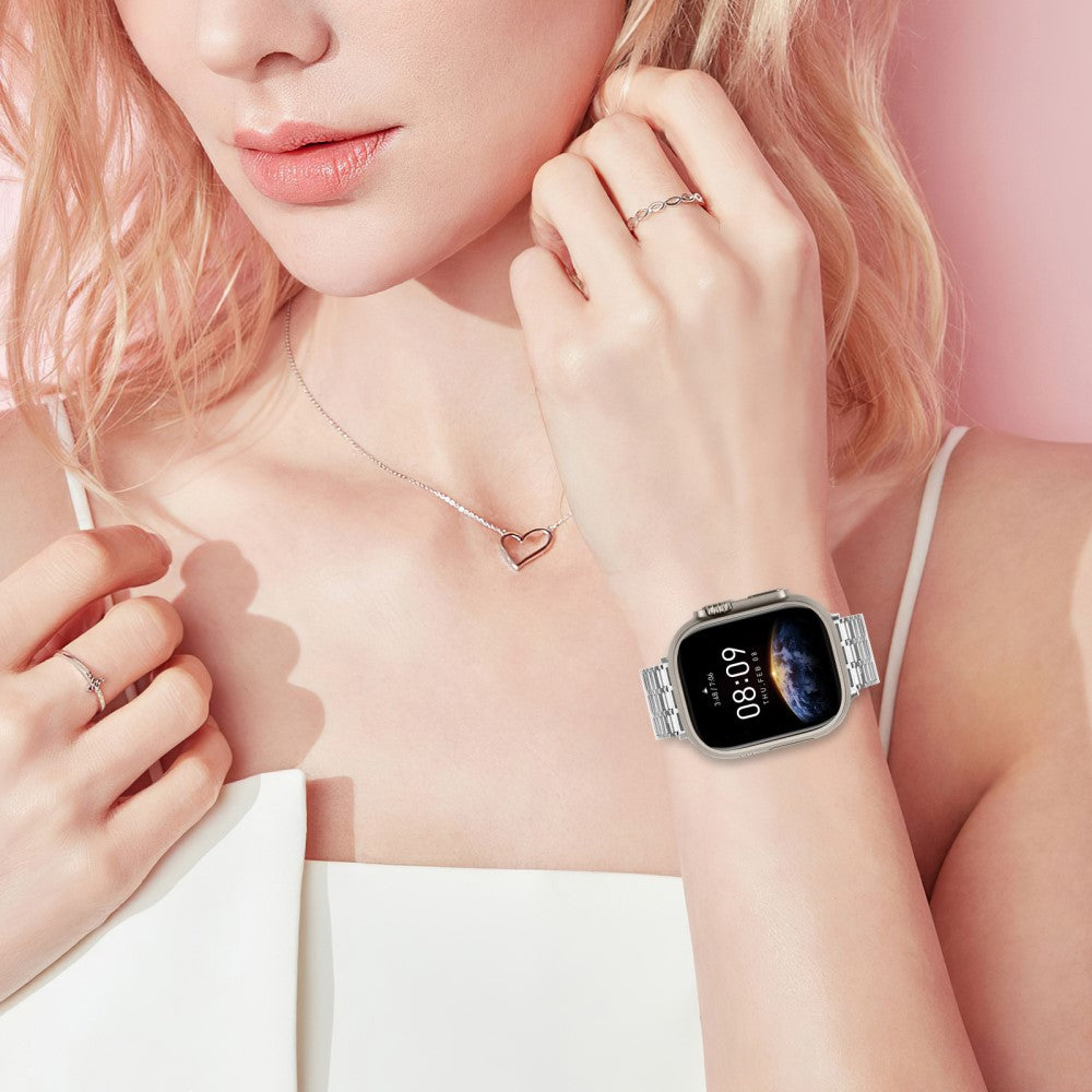 Yndigt Metal Universal Rem passer til Apple Smartwatch - Sølv#serie_294