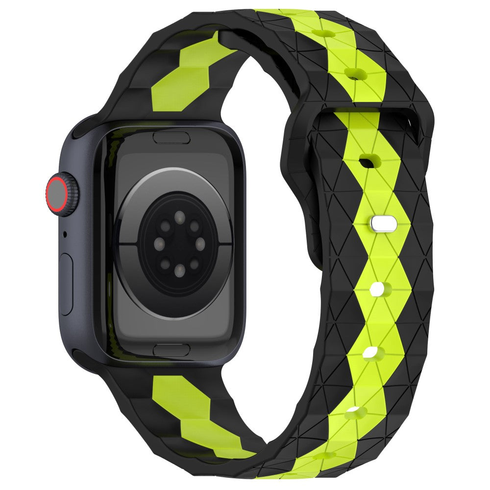 Nydelig Silikone Universal Rem passer til Apple Smartwatch - Grøn#serie_1