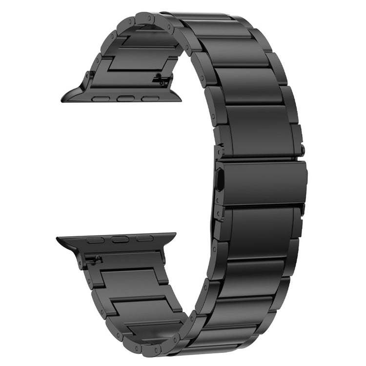 Solid Metal Universal Rem passer til Apple Smartwatch - Sort#serie_1