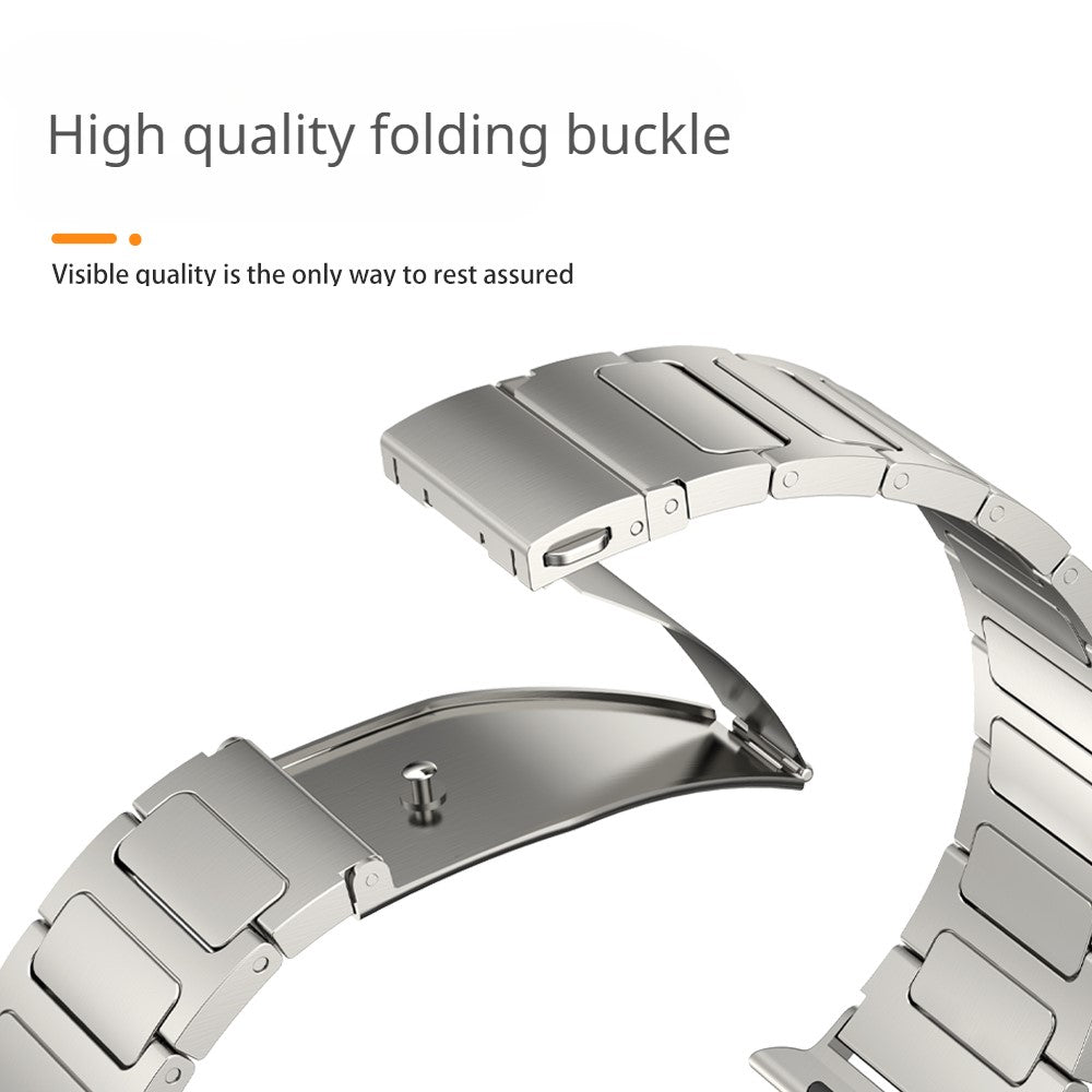 Meget Nydelig Metal Universal Rem passer til Apple Smartwatch - Sølv#serie_2