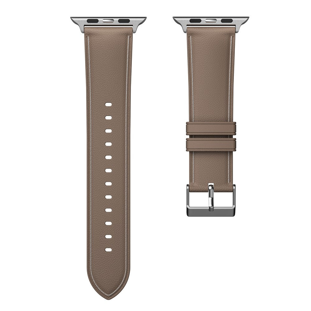 Eminent Metal Og Kunstlæder Universal Rem passer til Apple Smartwatch - Sølv#serie_3