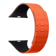 Apple Watch Series 9 45mm / Ultra 2 silicone strap - Orange/ Midnight