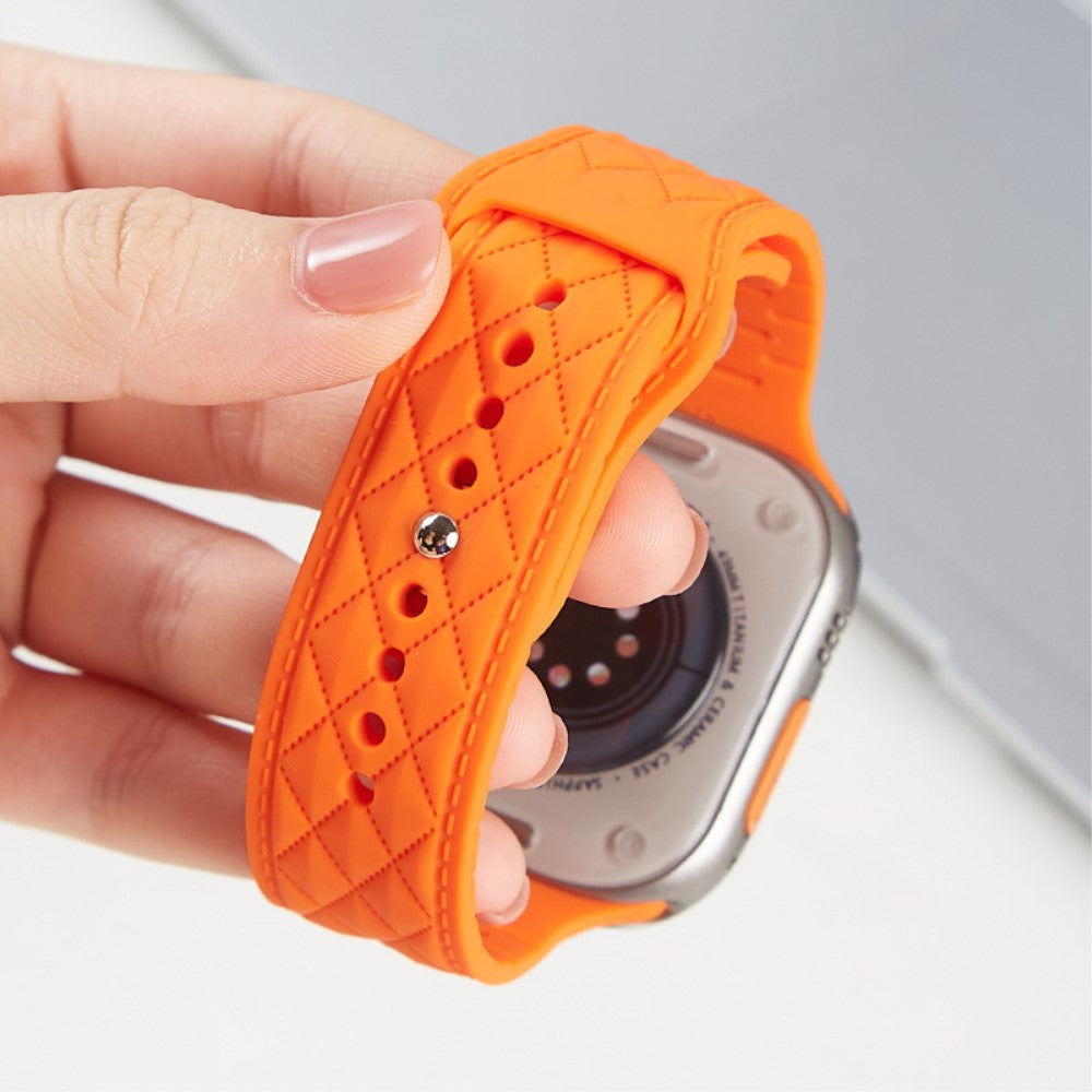 Fantastisk Silikone Universal Rem passer til Apple Smartwatch - Blå#serie_11