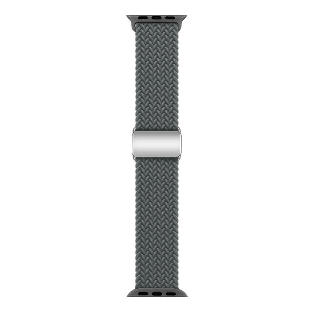 Mega Skøn Metal Og Nylon Universal Rem passer til Apple Smartwatch - Sølv#serie_10