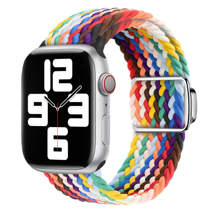 Mega Skøn Metal Og Nylon Universal Rem passer til Apple Smartwatch - Flerfarvet#serie_16