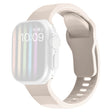 Apple Watch Series 9 41mm wavy style silicone strap - Wine Red