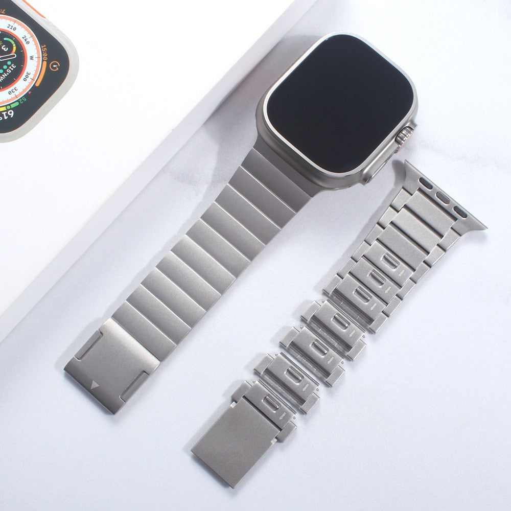 Fortrinligt Metal Universal Rem passer til Apple Smartwatch - Sølv#serie_4