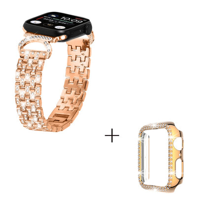 Metal Cover passer til Apple Watch Series 1-3 42mm - Pink#serie_2