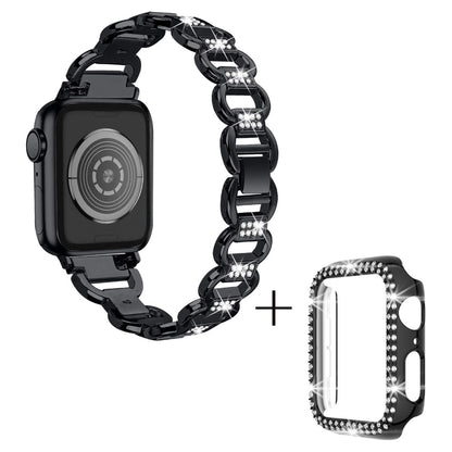 Metal Cover passer til Apple Watch Series 1-3 38mm - Sort#serie_1