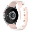20mm Universal dual color silicone strap - Black / Red