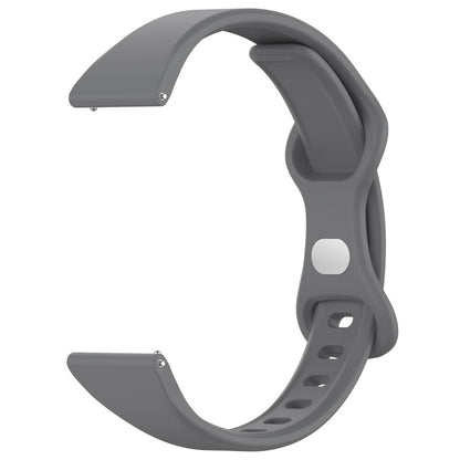 Superflot Silikone Universal Rem passer til Smartwatch - Sølv#serie_3