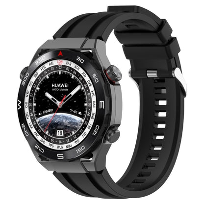 Meget Nydelig Silikone Universal Rem passer til Smartwatch - Sort#serie_1