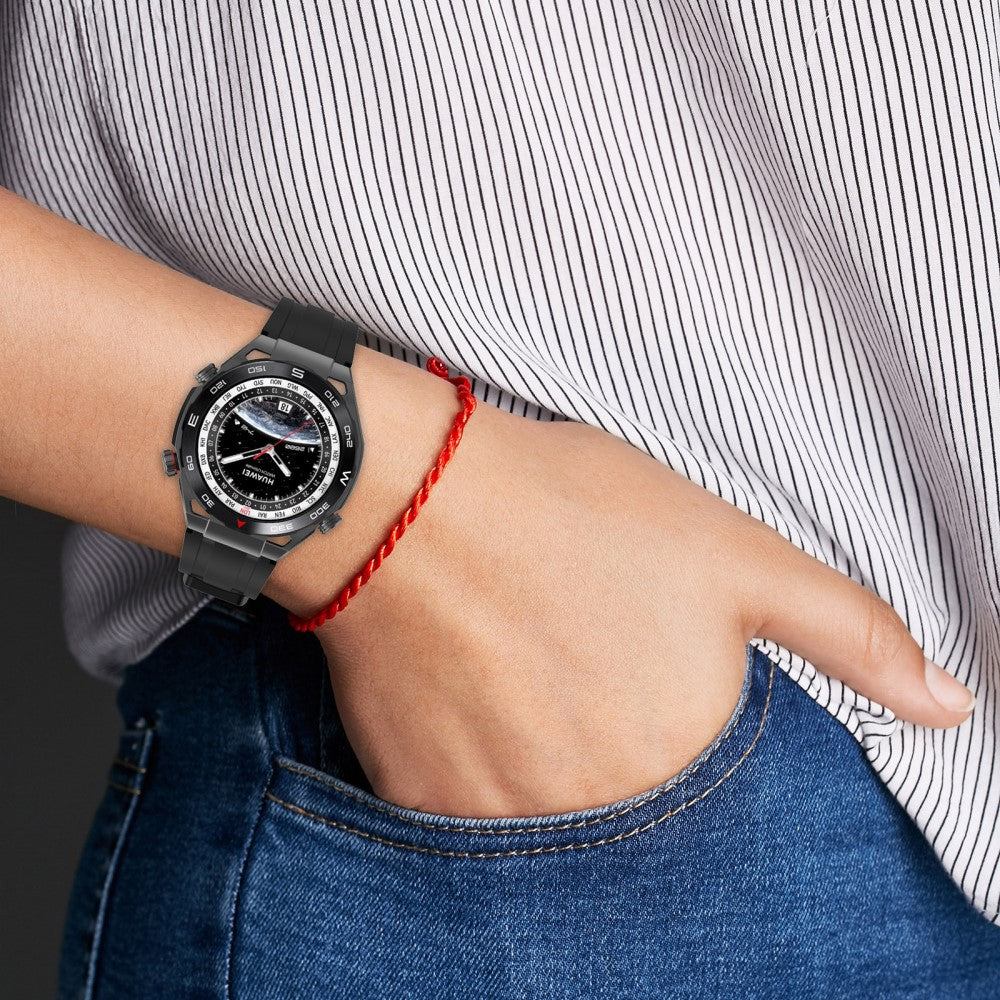 Meget Nydelig Silikone Universal Rem passer til Smartwatch - Brun#serie_10