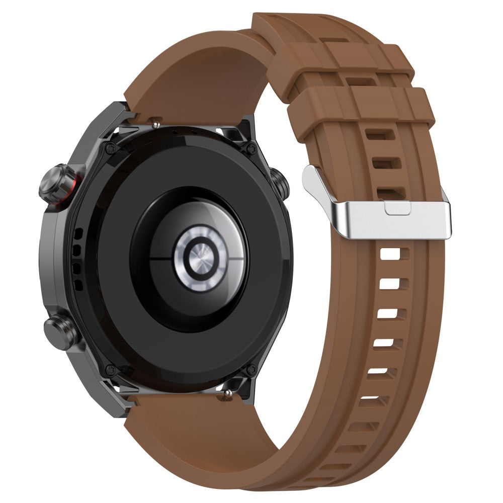 Meget Nydelig Silikone Universal Rem passer til Smartwatch - Brun#serie_10