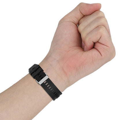 Meget Nydelig Silikone Universal Rem passer til Smartwatch - Rød#serie_2