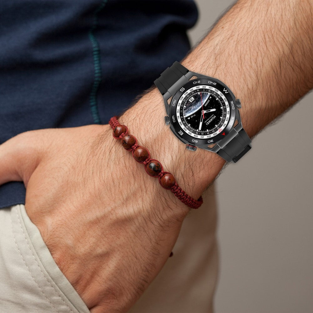 Meget Nydelig Silikone Universal Rem passer til Smartwatch - Blå#serie_7