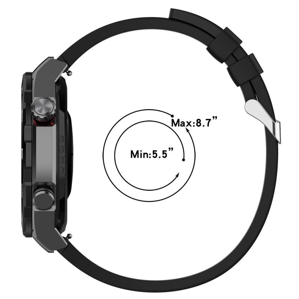 Meget Nydelig Silikone Universal Rem passer til Smartwatch - Grøn#serie_8