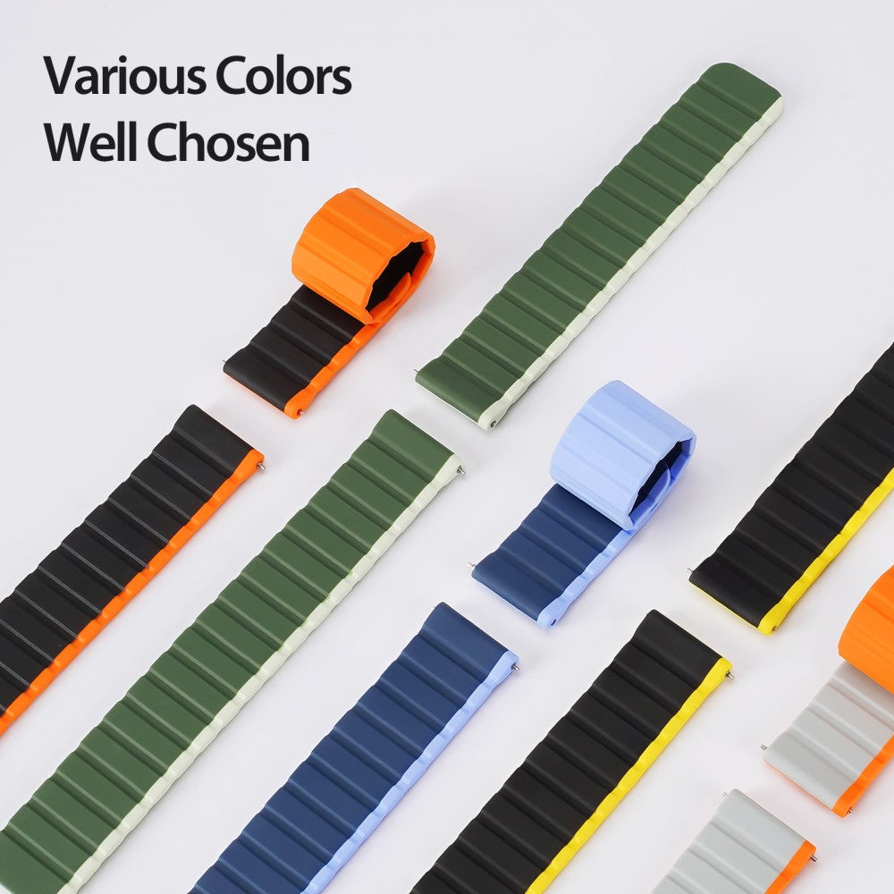 Fint Silikone Universal Rem passer til Smartwatch - Orange#serie_5