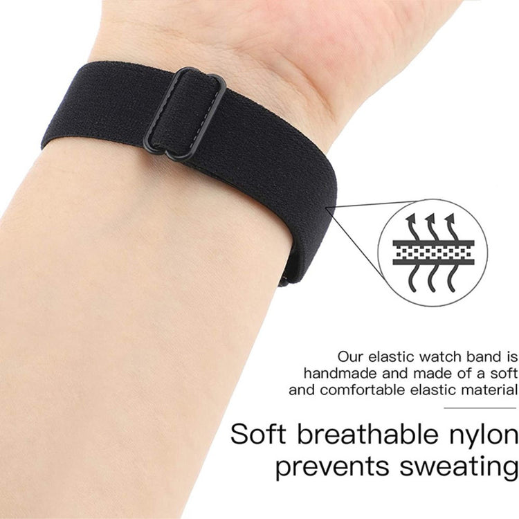 Super Holdbart Nylon Rem passer til Huawei Band 8 - Pink#serie_1