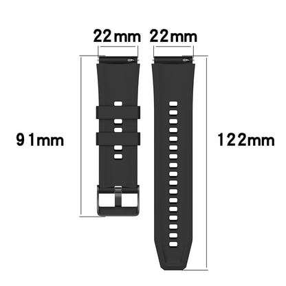 Vildt Sejt Silikone Universal Rem passer til Smartwatch - Rød#serie_2