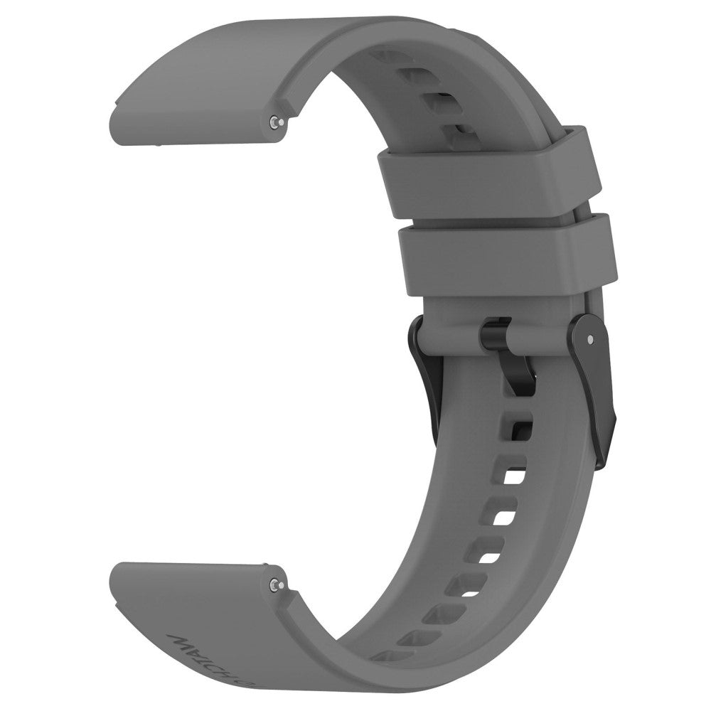 Vildt Sejt Silikone Universal Rem passer til Smartwatch - Sølv#serie_7