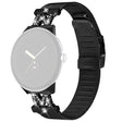 Google Pixel Watch rhinestone décor metal strap with buckle