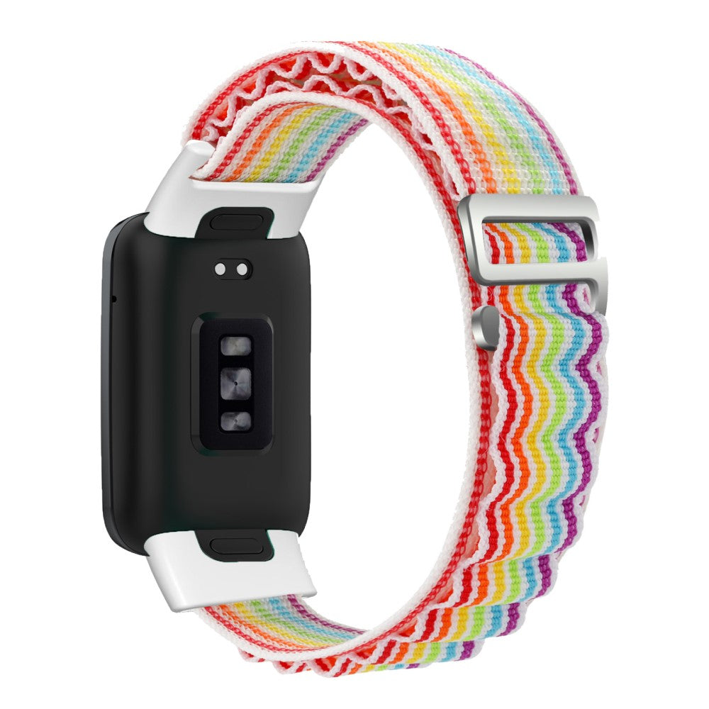 Vildt Rart Nylon Rem passer til Xiaomi Mi Band 7 Pro - Pink#serie_4