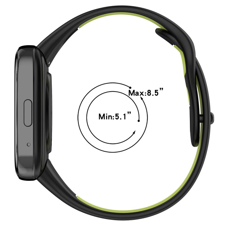 Silikone Universal Rem passer til Xiaomi Redmi Watch 3 Active / Xiaomi Mi Watch Lite 3 - Grøn#serie_7