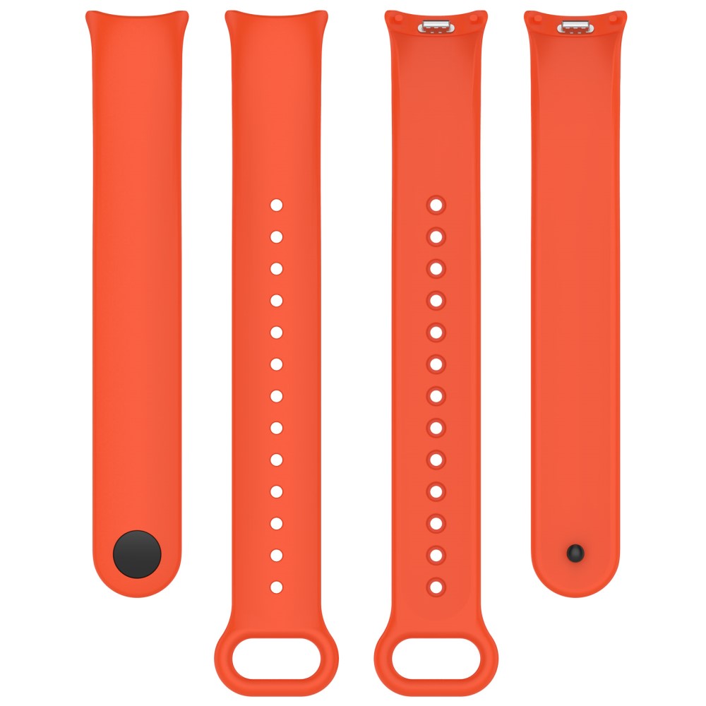 Vildt Flot Silikone Rem passer til Xiaomi Smart Band 8 - Orange#serie_8